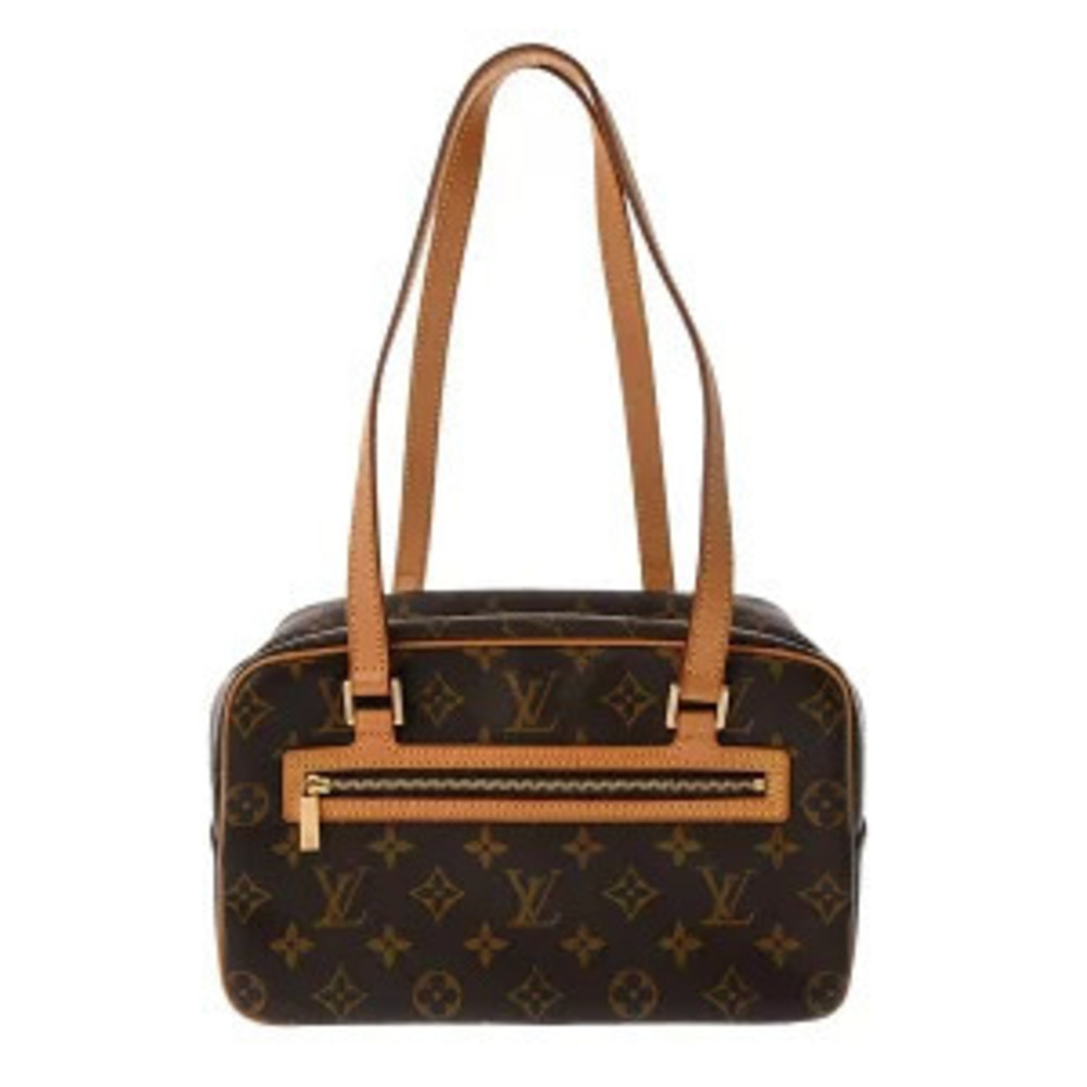 Louis Vuitton Monogram Cite Brown Canvas Handbag